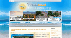 Desktop Screenshot of exclusivtravel.ro
